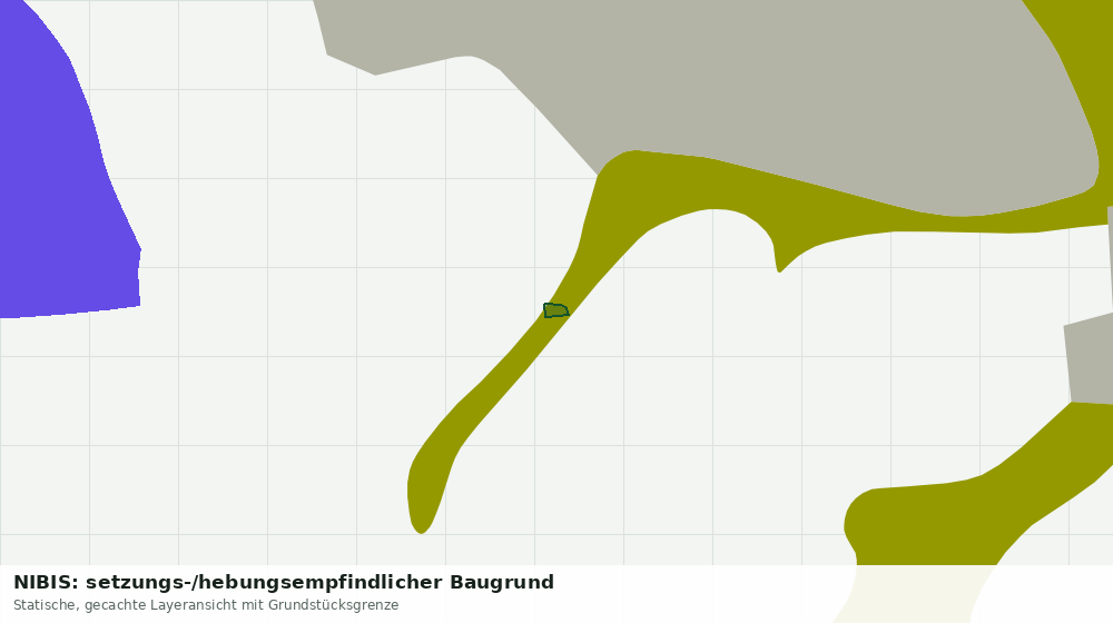 Statische Kartenansicht: NIBIS: setzungs-/hebungsempfindlicher Baugrund