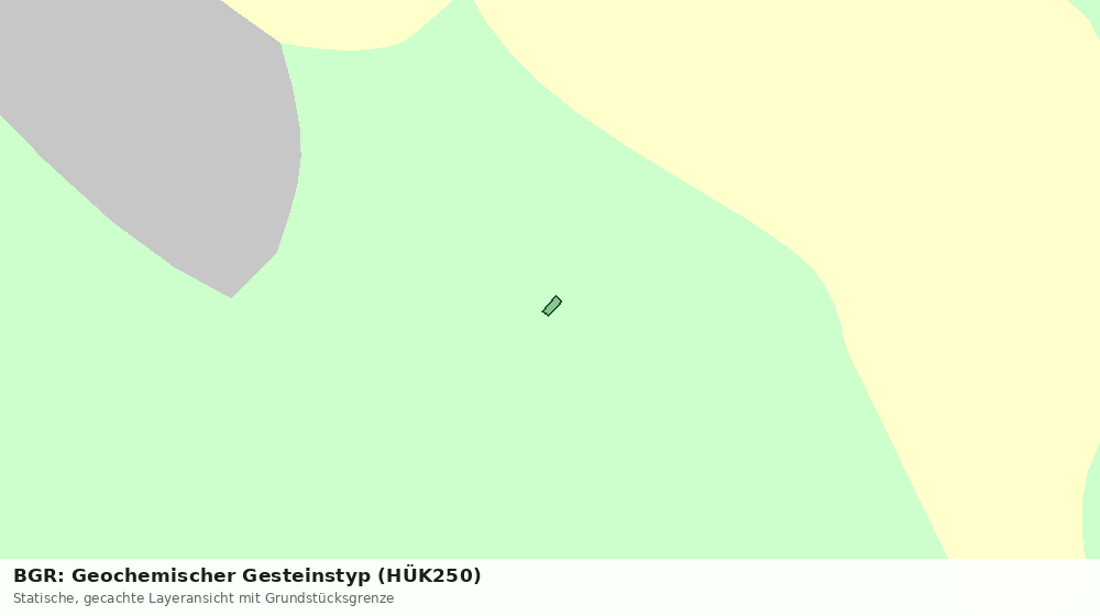 Statische Kartenansicht: BGR: Geochemischer Gesteinstyp (HÜK250)