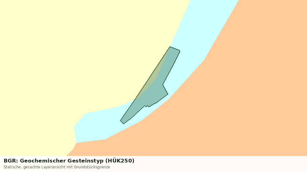 Statische Kartenansicht: BGR: Geochemischer Gesteinstyp (HÜK250)