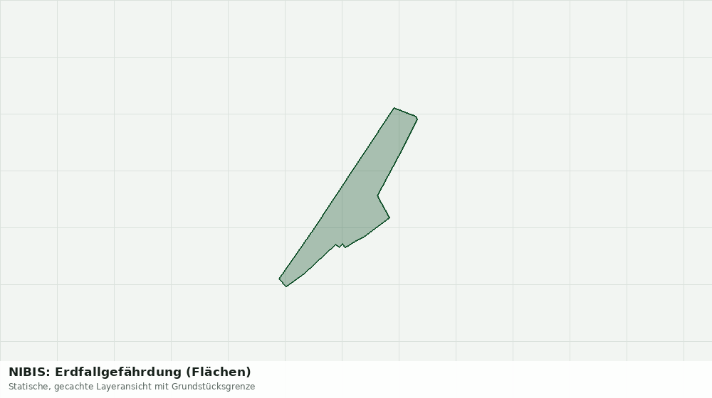 Statische Kartenansicht: NIBIS: Erdfallgefährdung (Flächen)
