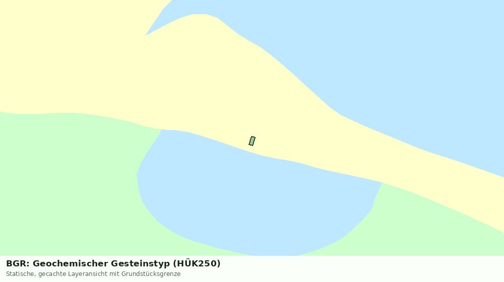 Statische Kartenansicht: BGR: Geochemischer Gesteinstyp (HÜK250)