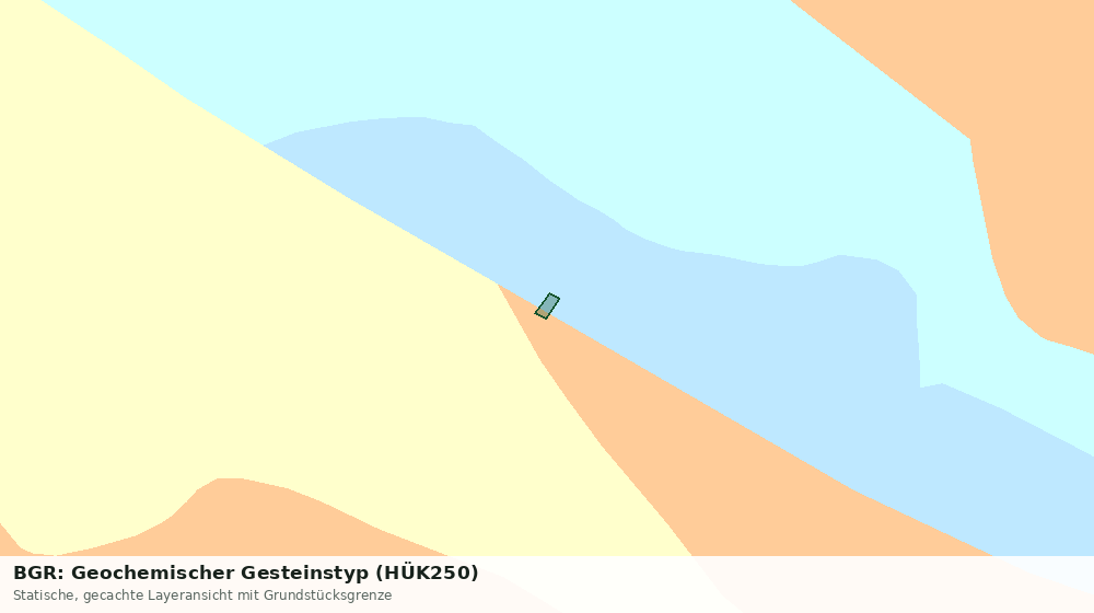 Statische Kartenansicht: BGR: Geochemischer Gesteinstyp (HÜK250)