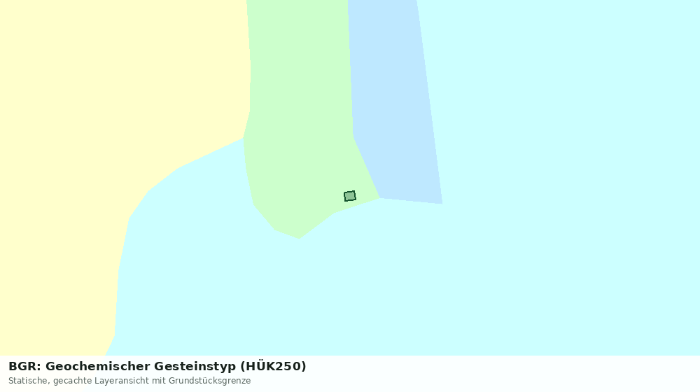 Statische Kartenansicht: BGR: Geochemischer Gesteinstyp (HÜK250)