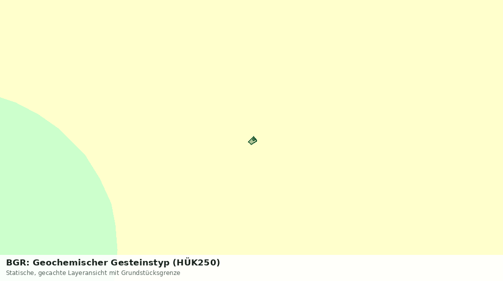 Statische Kartenansicht: BGR: Geochemischer Gesteinstyp (HÜK250)