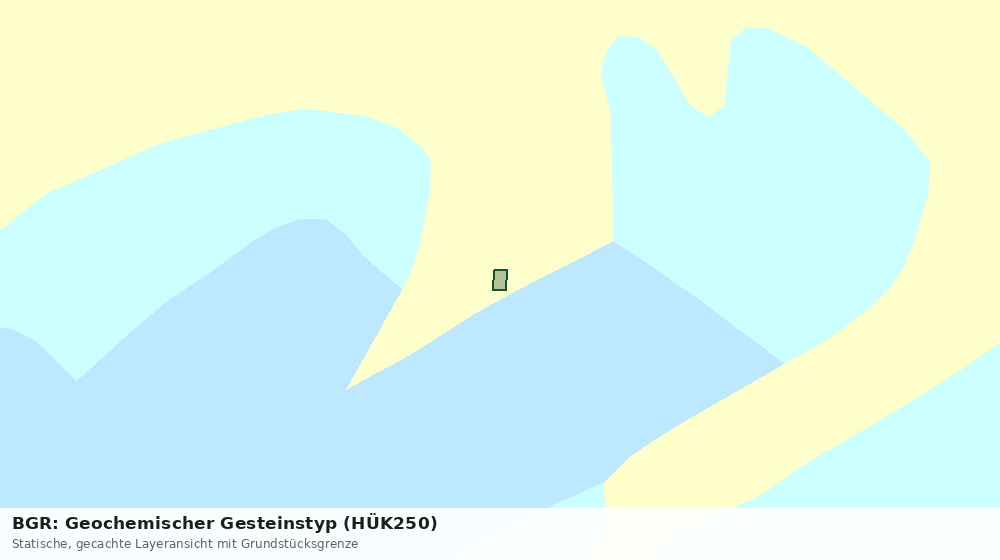 Statische Kartenansicht: BGR: Geochemischer Gesteinstyp (HÜK250)
