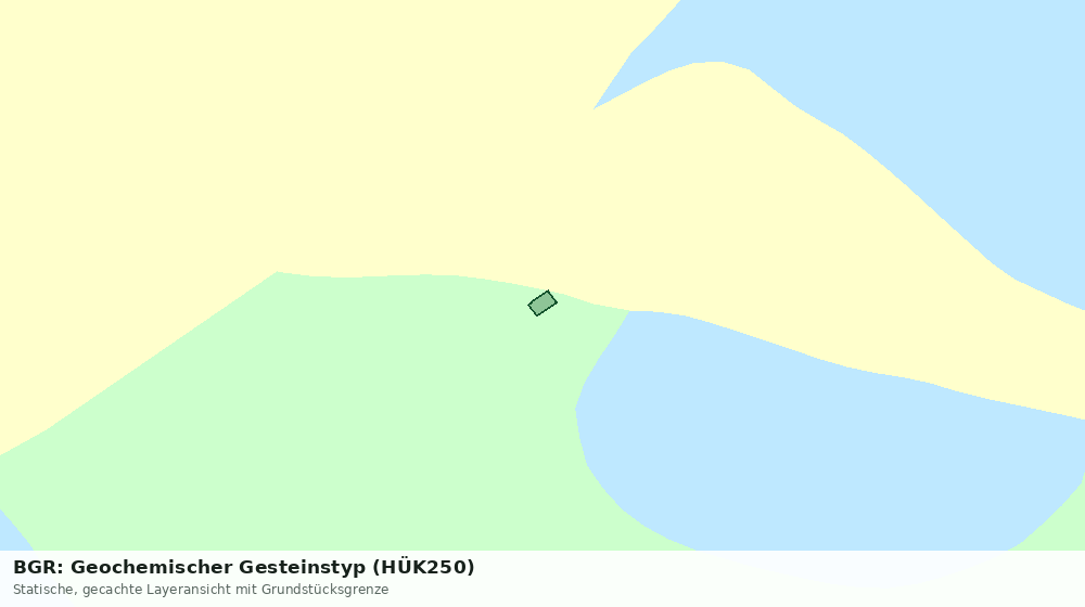 Statische Kartenansicht: BGR: Geochemischer Gesteinstyp (HÜK250)
