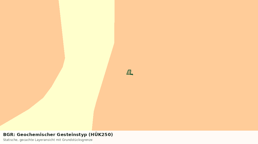 Statische Kartenansicht: BGR: Geochemischer Gesteinstyp (HÜK250)