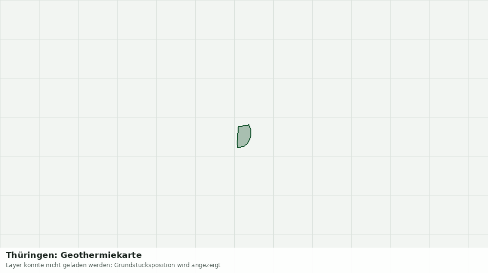 Statische Kartenansicht: Thüringen: Geothermiekarte