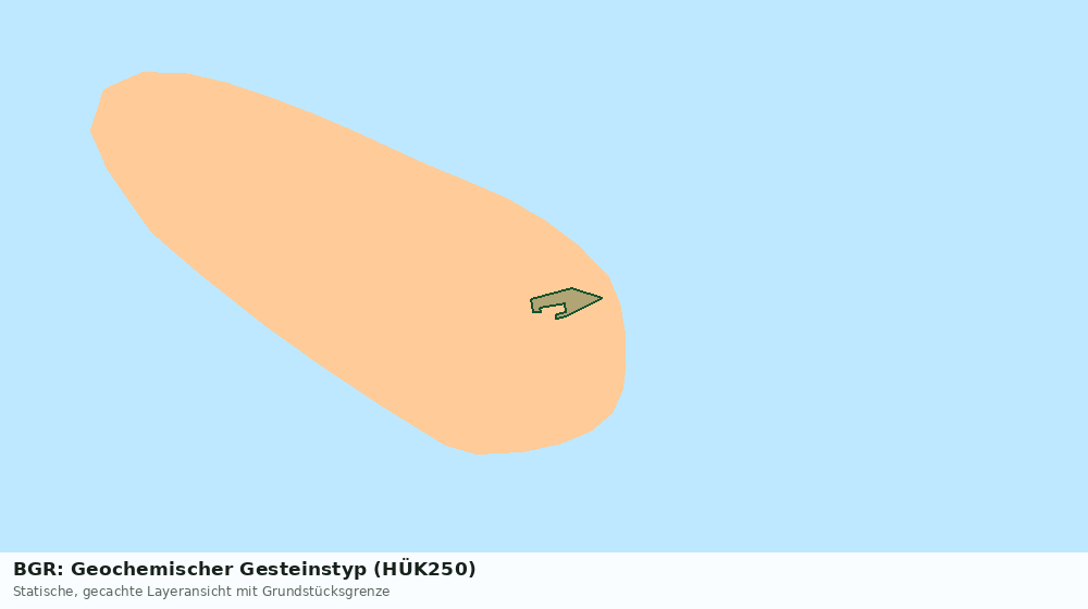Statische Kartenansicht: BGR: Geochemischer Gesteinstyp (HÜK250)