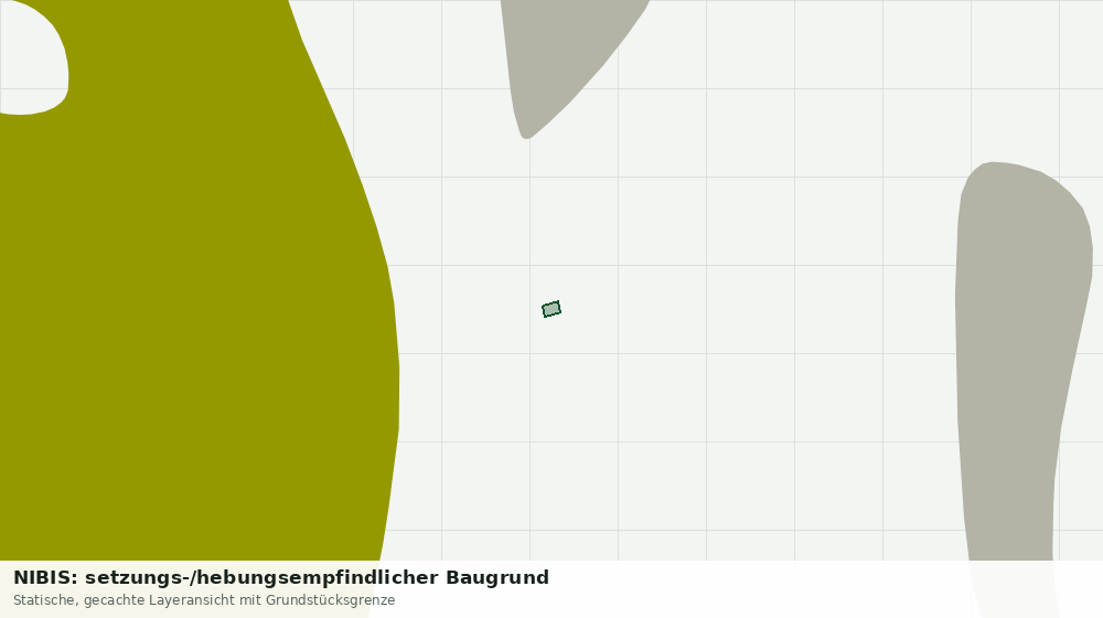 Statische Kartenansicht: NIBIS: setzungs-/hebungsempfindlicher Baugrund