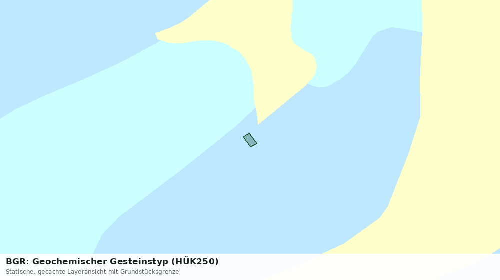 Statische Kartenansicht: BGR: Geochemischer Gesteinstyp (HÜK250)