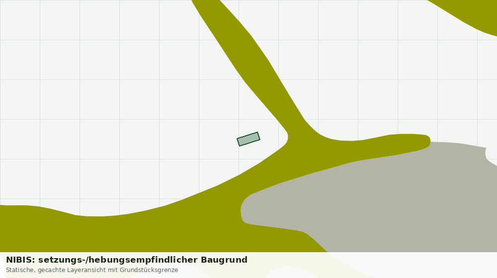Statische Kartenansicht: NIBIS: setzungs-/hebungsempfindlicher Baugrund