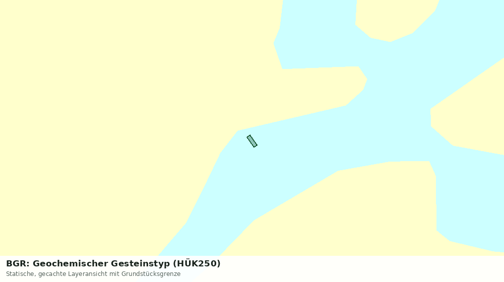 Statische Kartenansicht: BGR: Geochemischer Gesteinstyp (HÜK250)
