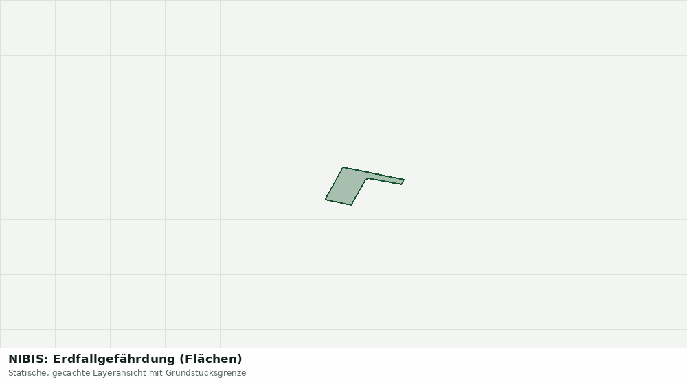 Statische Kartenansicht: NIBIS: Erdfallgefährdung (Flächen)