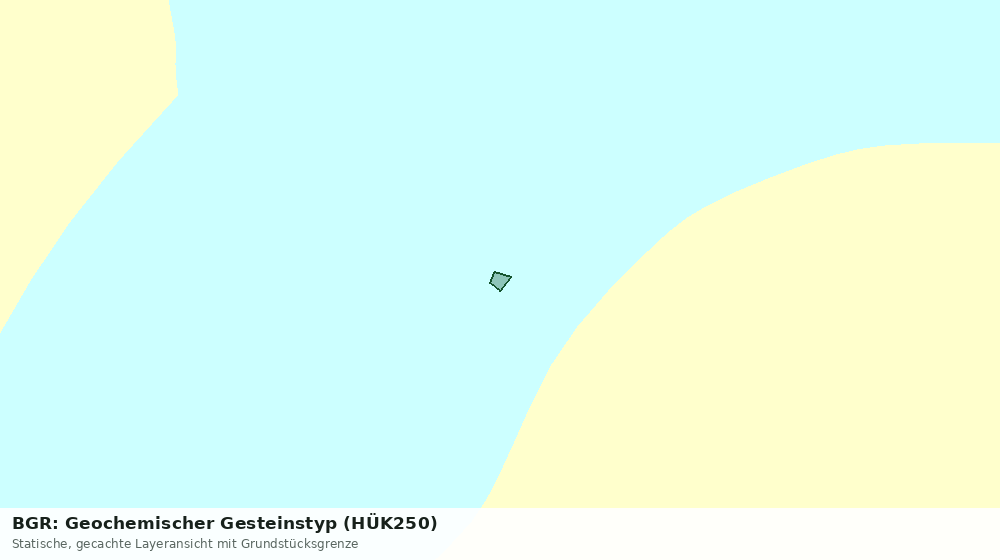 Statische Kartenansicht: BGR: Geochemischer Gesteinstyp (HÜK250)