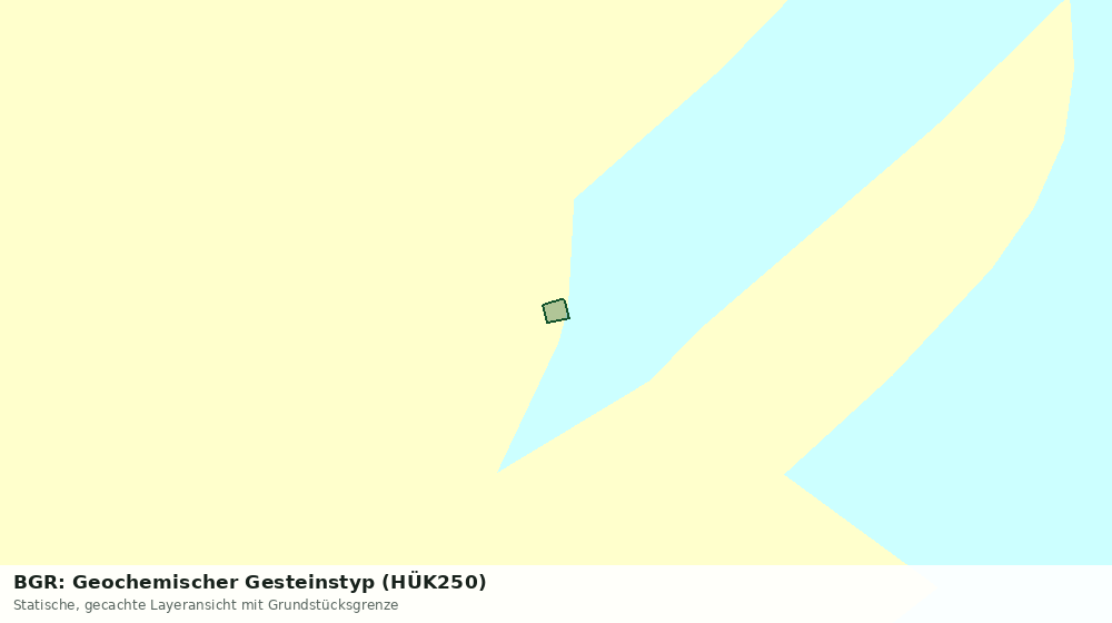 Statische Kartenansicht: BGR: Geochemischer Gesteinstyp (HÜK250)