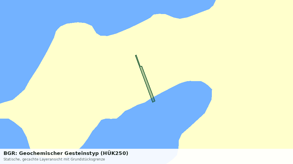 Statische Kartenansicht: BGR: Geochemischer Gesteinstyp (HÜK250)