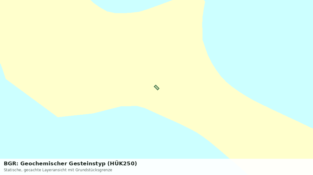 Statische Kartenansicht: BGR: Geochemischer Gesteinstyp (HÜK250)