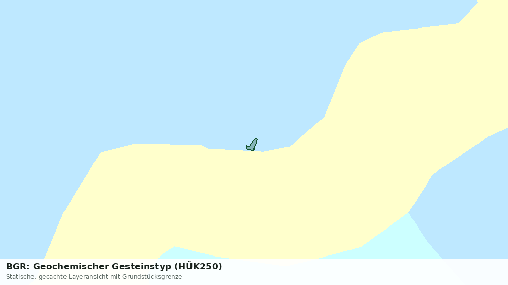 Statische Kartenansicht: BGR: Geochemischer Gesteinstyp (HÜK250)