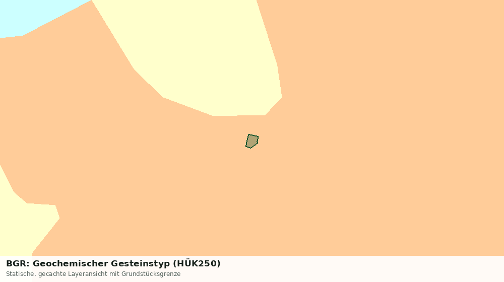 Statische Kartenansicht: BGR: Geochemischer Gesteinstyp (HÜK250)