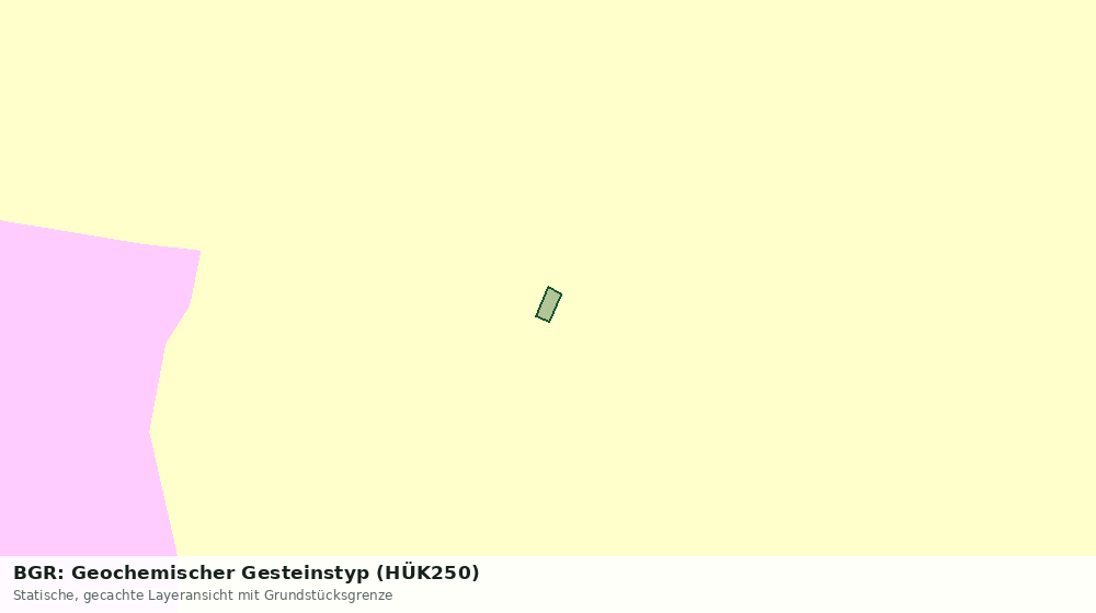 Statische Kartenansicht: BGR: Geochemischer Gesteinstyp (HÜK250)