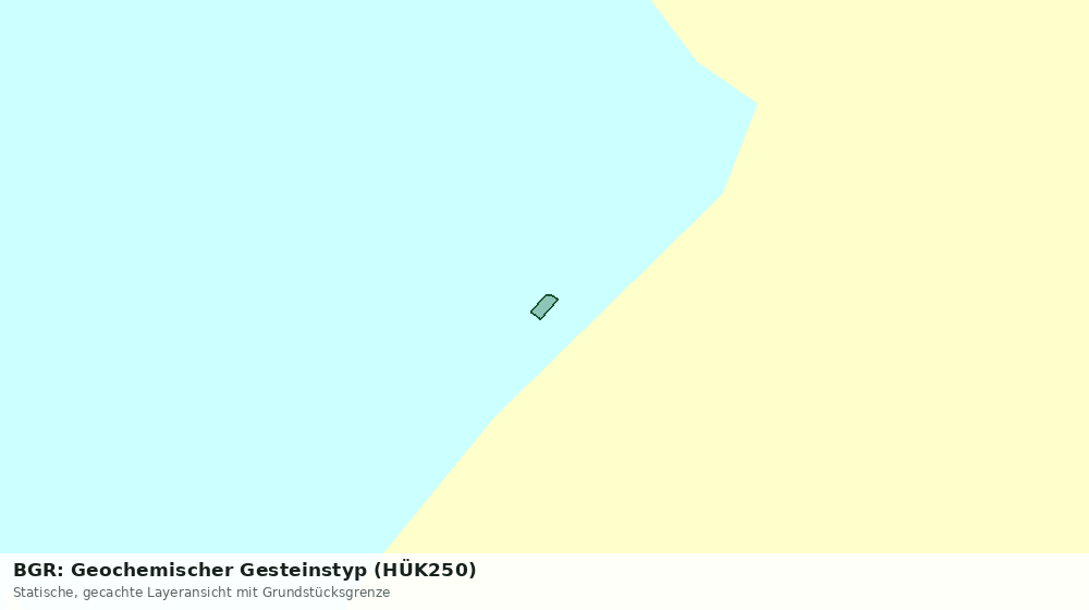 Statische Kartenansicht: BGR: Geochemischer Gesteinstyp (HÜK250)