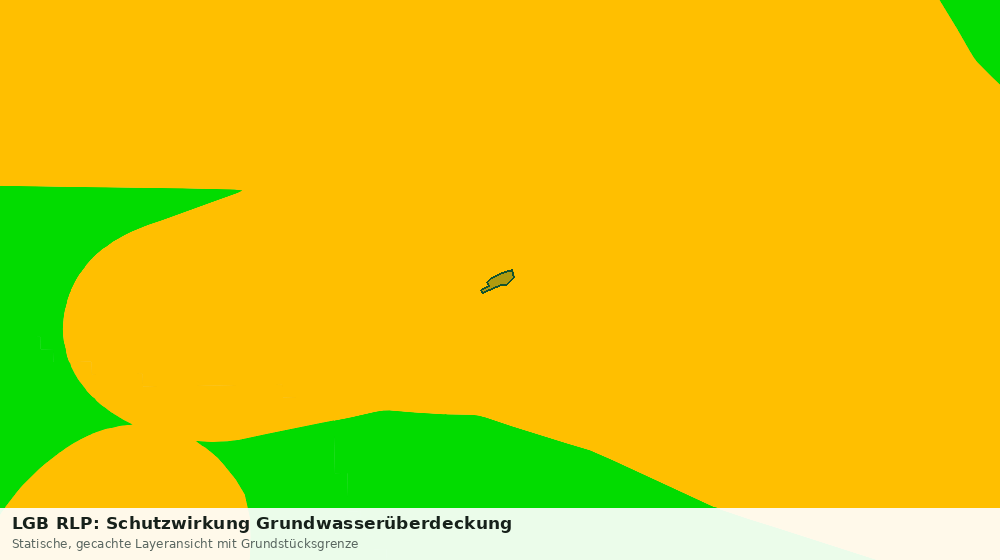 Statische Kartenansicht: LGB RLP: Schutzwirkung Grundwasserüberdeckung