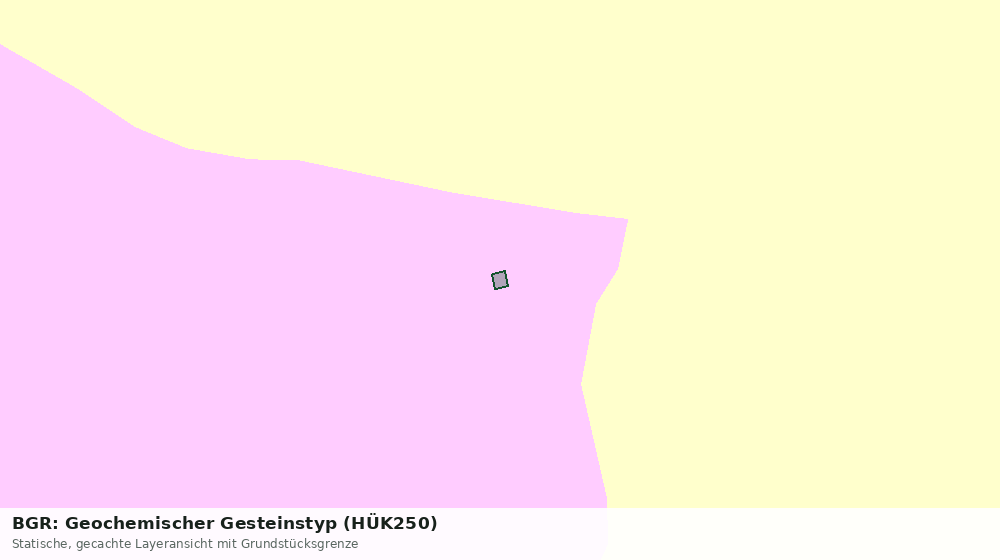 Statische Kartenansicht: BGR: Geochemischer Gesteinstyp (HÜK250)