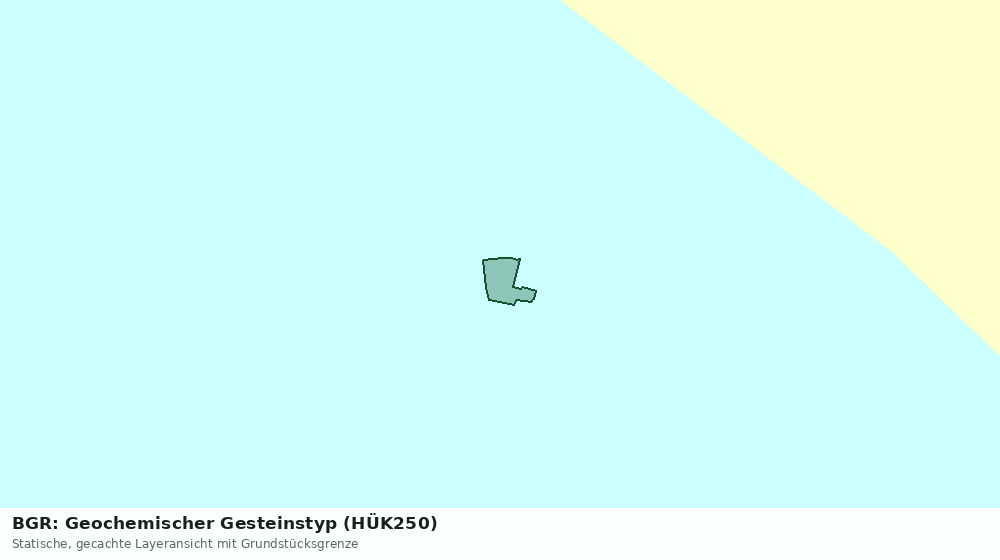 Statische Kartenansicht: BGR: Geochemischer Gesteinstyp (HÜK250)