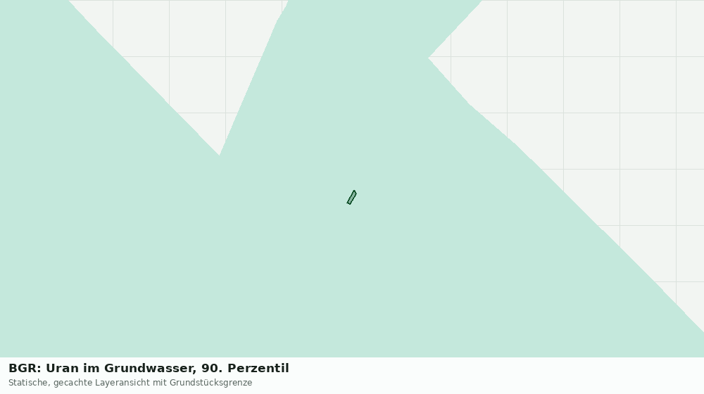 Statische Kartenansicht: BGR: Uran im Grundwasser, 90. Perzentil