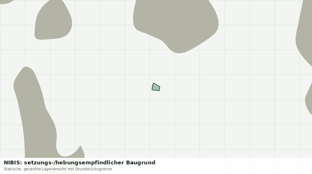 Statische Kartenansicht: NIBIS: setzungs-/hebungsempfindlicher Baugrund