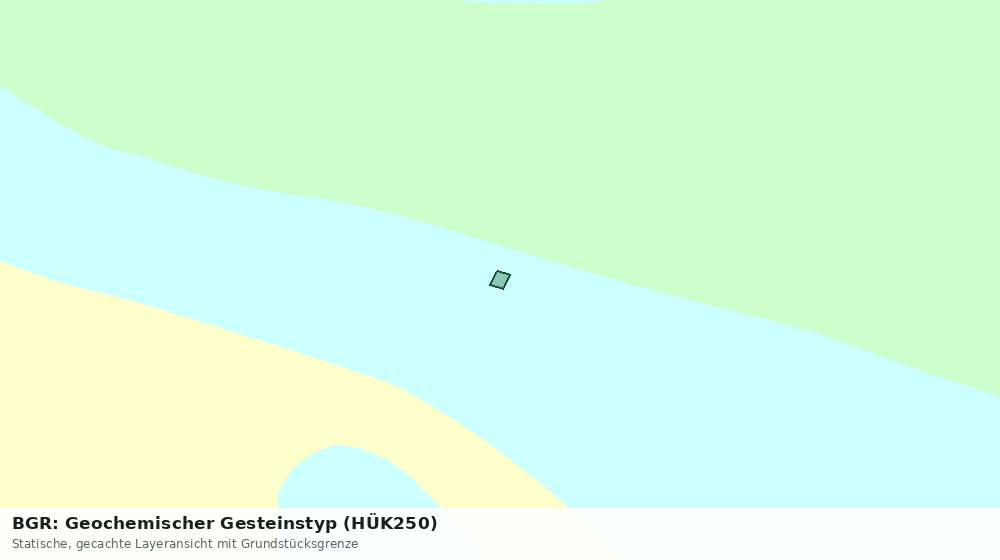 Statische Kartenansicht: BGR: Geochemischer Gesteinstyp (HÜK250)