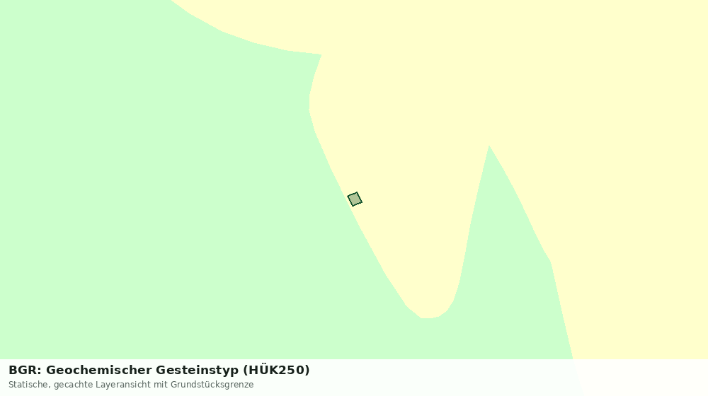 Statische Kartenansicht: BGR: Geochemischer Gesteinstyp (HÜK250)