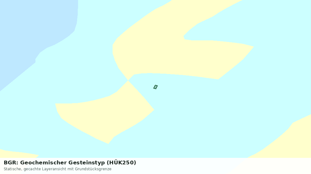 Statische Kartenansicht: BGR: Geochemischer Gesteinstyp (HÜK250)