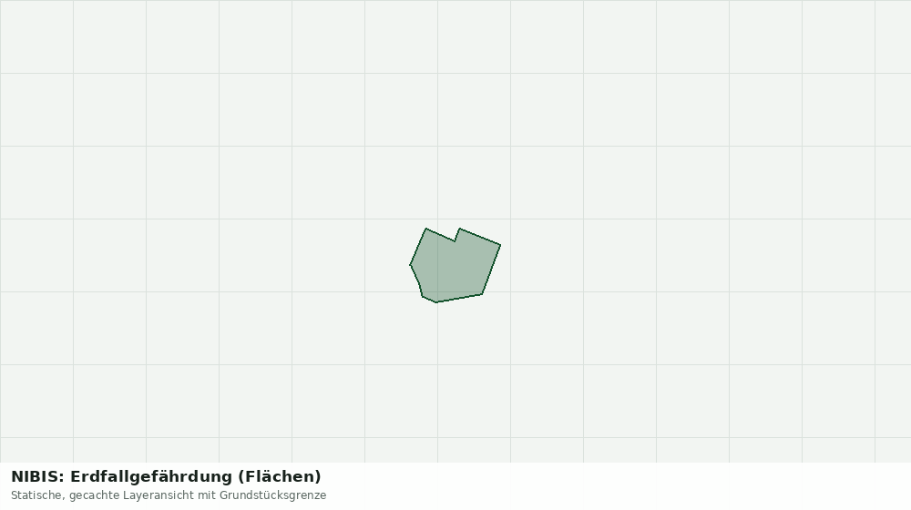 Statische Kartenansicht: NIBIS: Erdfallgefährdung (Flächen)