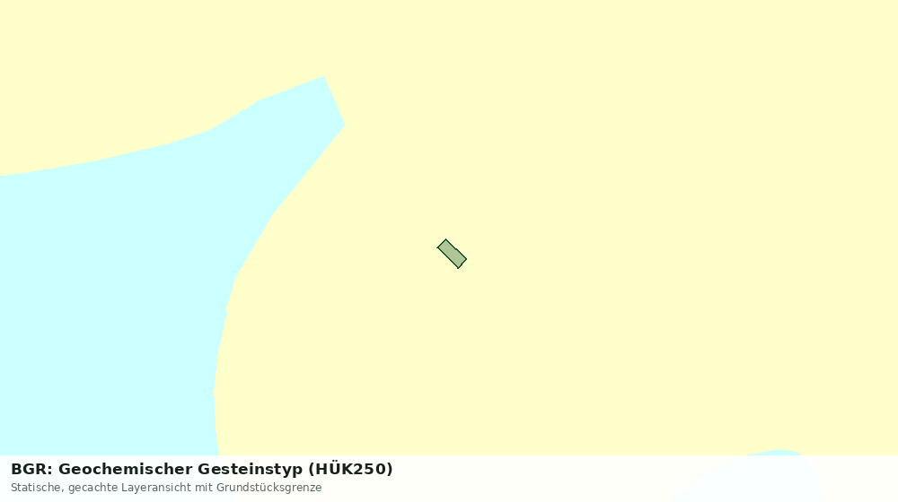 Statische Kartenansicht: BGR: Geochemischer Gesteinstyp (HÜK250)