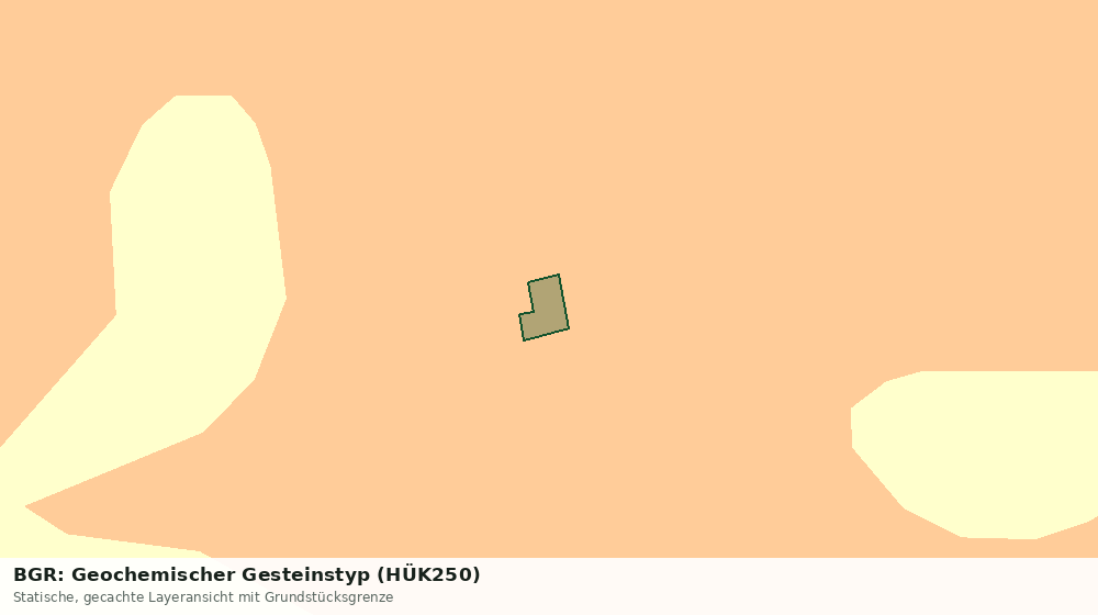 Statische Kartenansicht: BGR: Geochemischer Gesteinstyp (HÜK250)