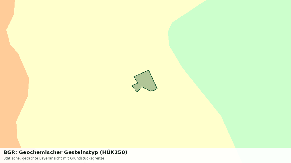 Statische Kartenansicht: BGR: Geochemischer Gesteinstyp (HÜK250)