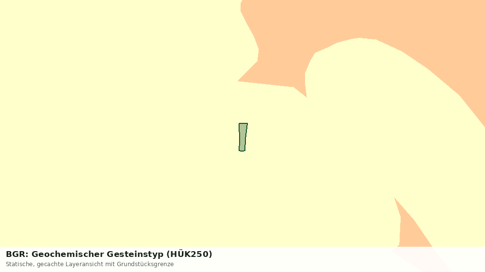 Statische Kartenansicht: BGR: Geochemischer Gesteinstyp (HÜK250)