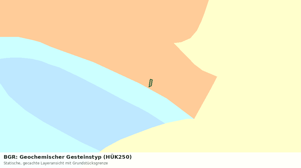 Statische Kartenansicht: BGR: Geochemischer Gesteinstyp (HÜK250)