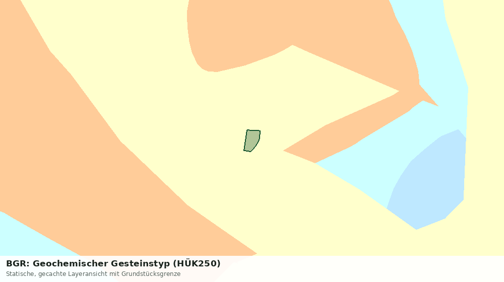 Statische Kartenansicht: BGR: Geochemischer Gesteinstyp (HÜK250)