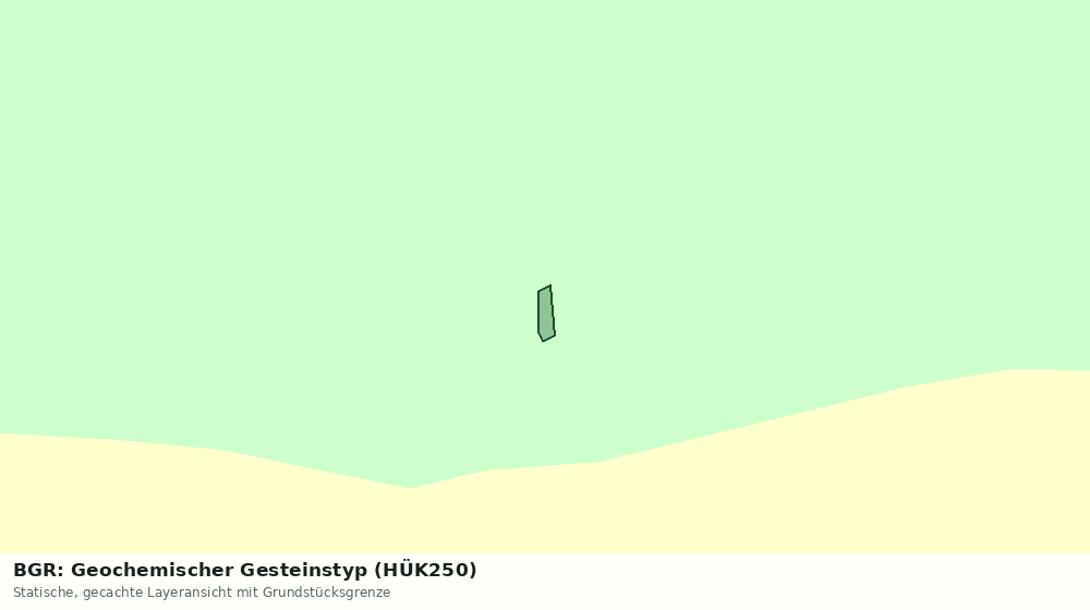 Statische Kartenansicht: BGR: Geochemischer Gesteinstyp (HÜK250)