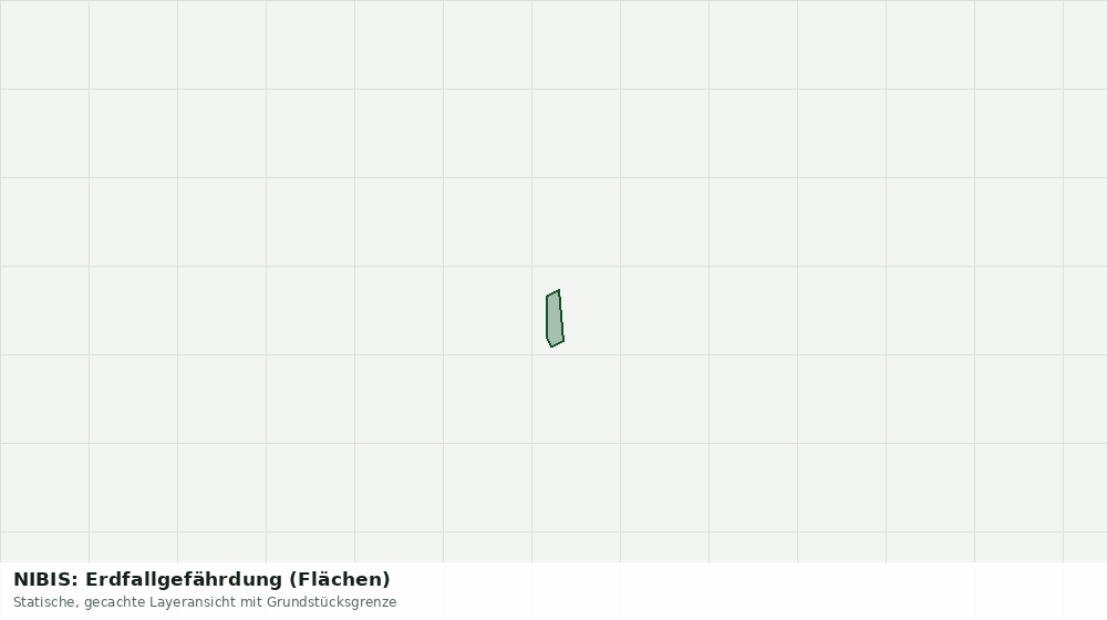 Statische Kartenansicht: NIBIS: Erdfallgefährdung (Flächen)