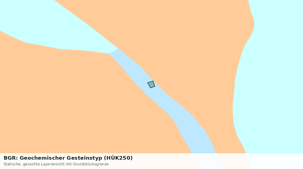 Statische Kartenansicht: BGR: Geochemischer Gesteinstyp (HÜK250)