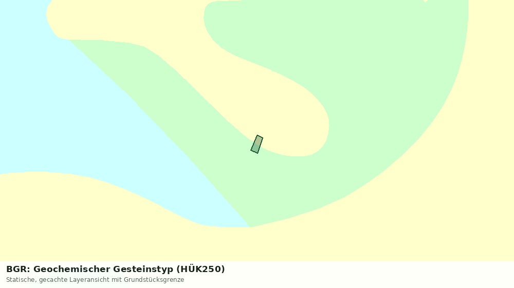 Statische Kartenansicht: BGR: Geochemischer Gesteinstyp (HÜK250)