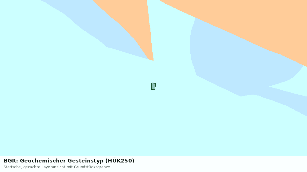 Statische Kartenansicht: BGR: Geochemischer Gesteinstyp (HÜK250)