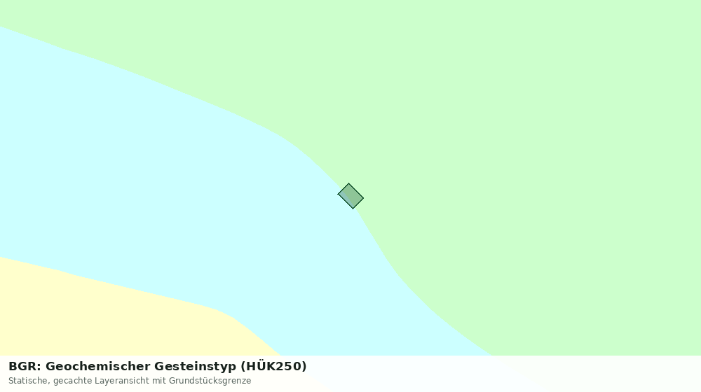 Statische Kartenansicht: BGR: Geochemischer Gesteinstyp (HÜK250)