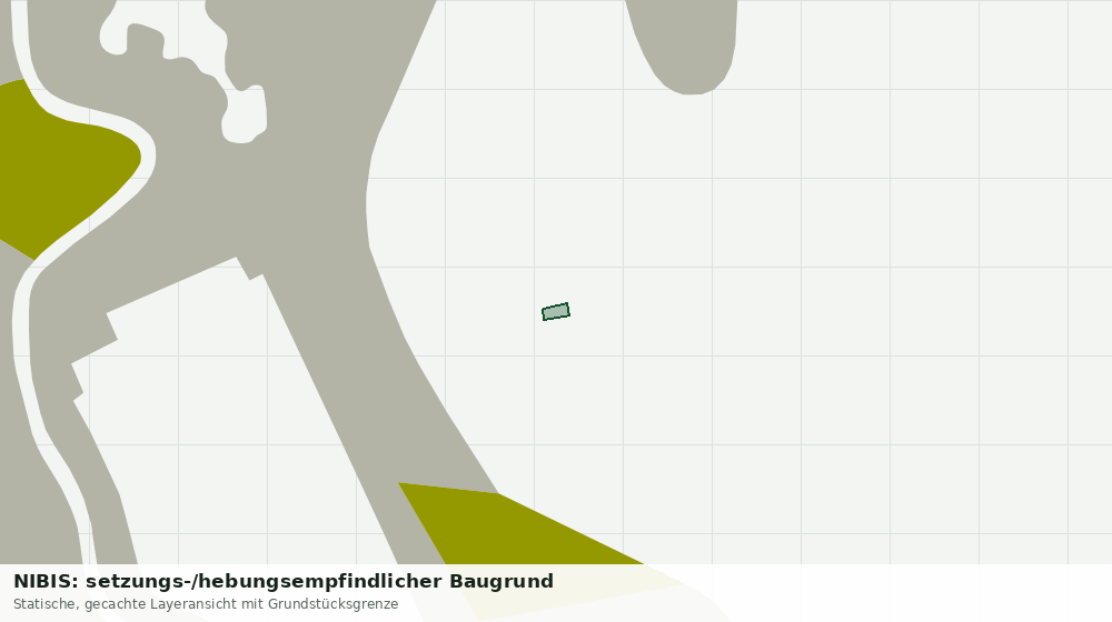 Statische Kartenansicht: NIBIS: setzungs-/hebungsempfindlicher Baugrund