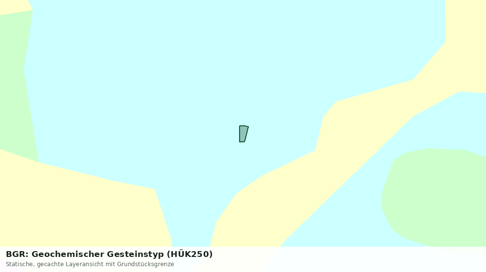 Statische Kartenansicht: BGR: Geochemischer Gesteinstyp (HÜK250)
