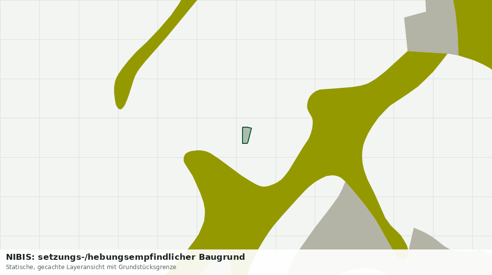 Statische Kartenansicht: NIBIS: setzungs-/hebungsempfindlicher Baugrund